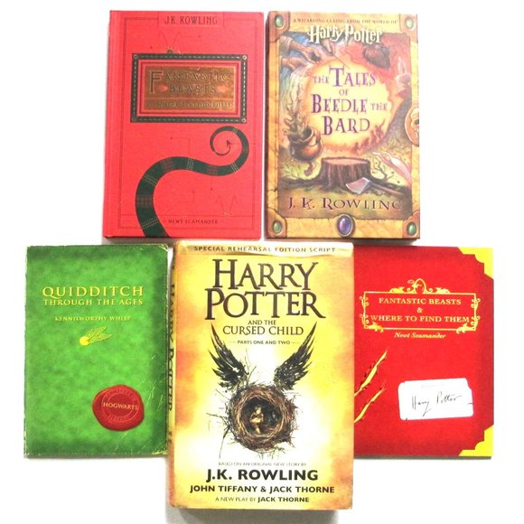 COLLECTION OF 5 HARRY POTTER SEQUELS - Picture 1 of 16